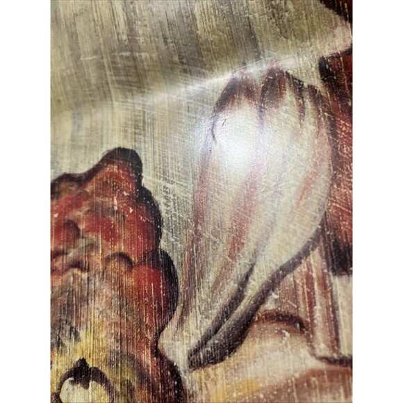 Cheri Bloom Floral Art 10 Inch Square Heavy Decorative Trinket Dish, Plate - Picture 10 of 16